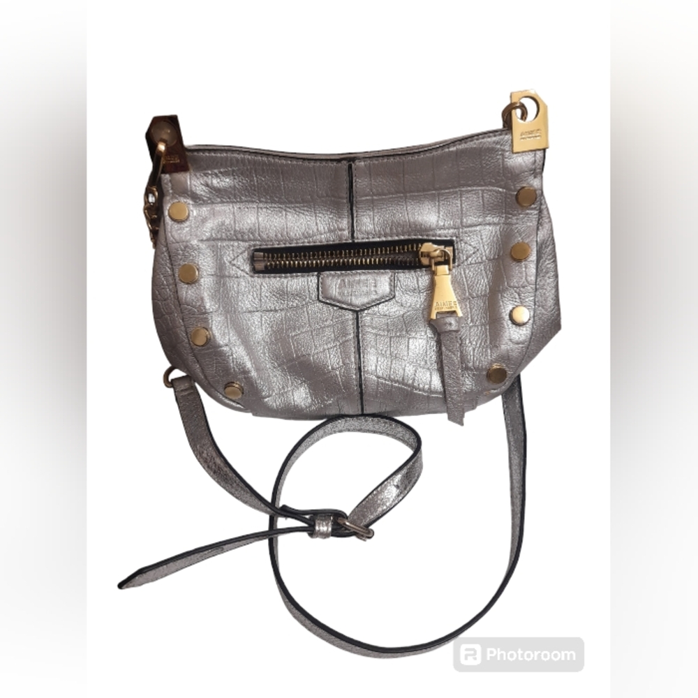 Aimee Kestenberg Silver Shoulder Bag
